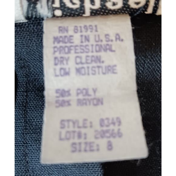 Michael & Company Pleated Black Skirt Knee Length Girls Size 8 - Picture 5 of 6